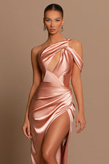 Amazing Dusty Rose Mermaid Prom Dress UK with Split Fashion-ballbellauk