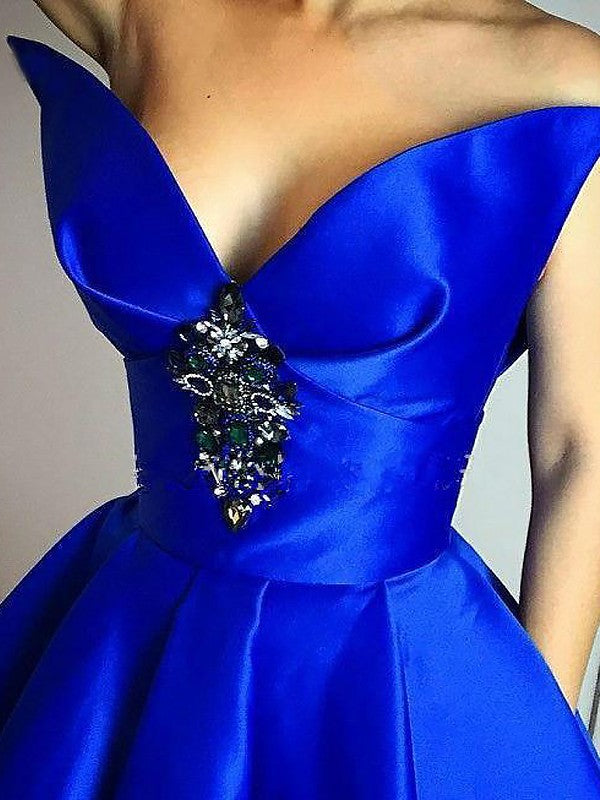 Ball Gown Sleeveless V-neck Ruffles Long Elegant Evening Dress-ballbellauk