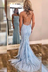 Beautiful Sleeveless Mermaid Off-the-Shoulder Lace Tulle Prom Dress online-ballbellauk