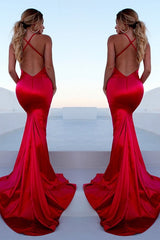 Beautiful Sleeveless Mermaid Ruffles Silk like Elegant Evening Dress-ballbellauk