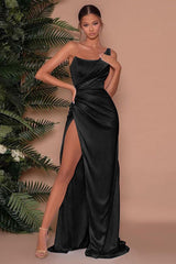 Beautiful Strapless Mermaid Long Evening Dresses With Slit On Sale-ballbellauk