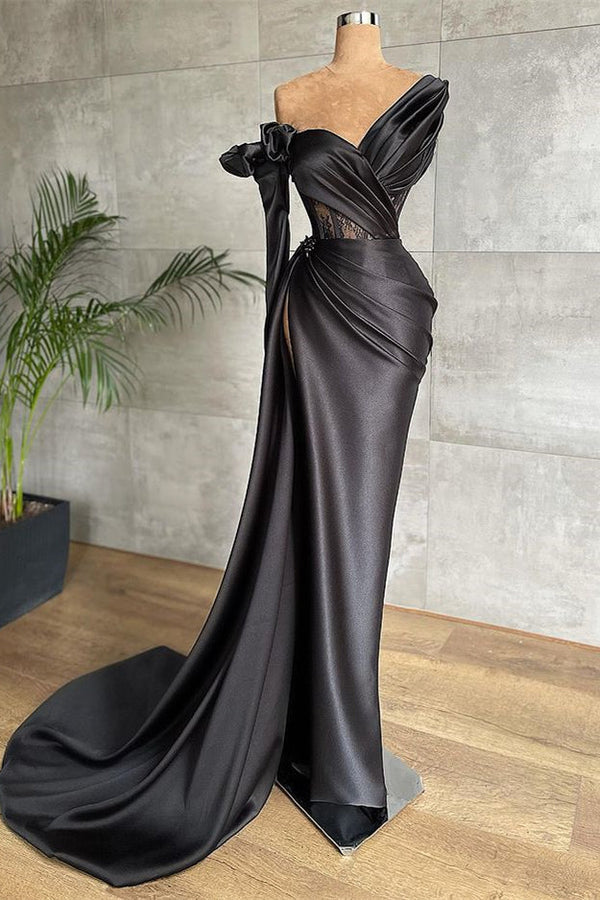 Black Long Sleeved Prom Dress UK - Elegant & Stylish-ballbellauk