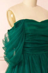 Charming Sweetheart A Line Prom Dress UK Cake Tulle Off-The-Shoulder-ballbellauk