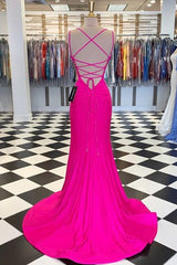 Chic Mermaid V-neck Sleeveless Spandex Ruched Prom Dress-ballbellauk