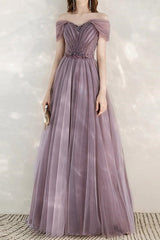 Elegant Infinity Tulle Prom Dress UK with Sweetheart Sequins-ballbellauk