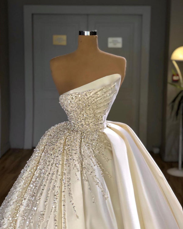 FabulousWedding Dress With Crystals On Sale Ball Gown-ballbellauk