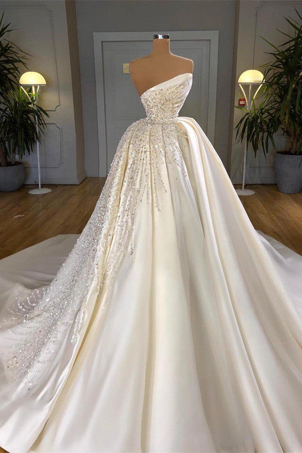 FabulousWedding Dress With Crystals On Sale Ball Gown-ballbellauk