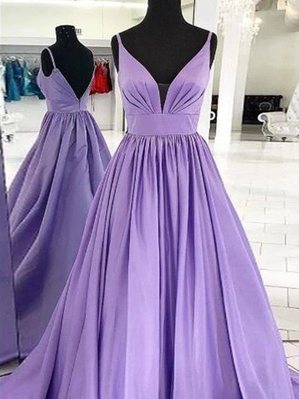 Glamorous Party Dress Ruffles V-neck Sleeveless Prom Dress-ballbellauk