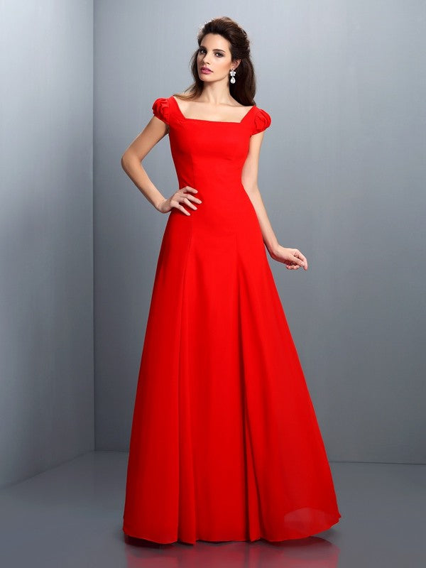 Gorgeous Bateau Short Sleeves Long Elegant Evening Dress-ballbellauk