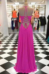 Gorgeous Chiffon Ruffles V-neck Sleeveless Prom Dress-ballbellauk