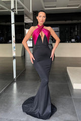 Gorgeous Halter Mermaid Evening Dress On Sale-ballbellauk