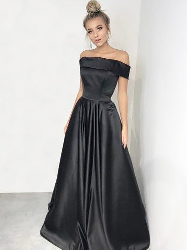 Gorgeous Off-the-Shoulder Sleeveless Ruffles Elegant Evening Dress-ballbellauk