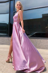 Gorgeous Ruffles V-neck Sleeveless Prom Dress-ballbellauk