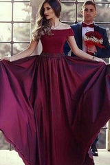 Gorgeous Short Sleeves Prom Dress Long Online-ballbellauk