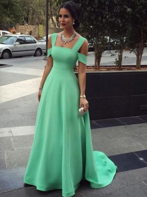 Gorgeous Straps Sleeveless Long Elegant Evening Dress-ballbellauk