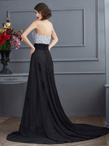 Gorgeous Sweetheart Beading Sleeveless Long Evening Dress Chiffon-ballbellauk