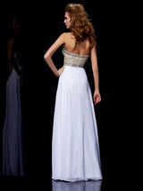 Gorgeous Sweetheart Beading Sleeveless Long Evening Dress Chiffon-ballbellauk