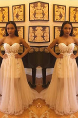 Gorgeous Sweetheart Sleeveless Chiffon Long Prom Dress-ballbellauk