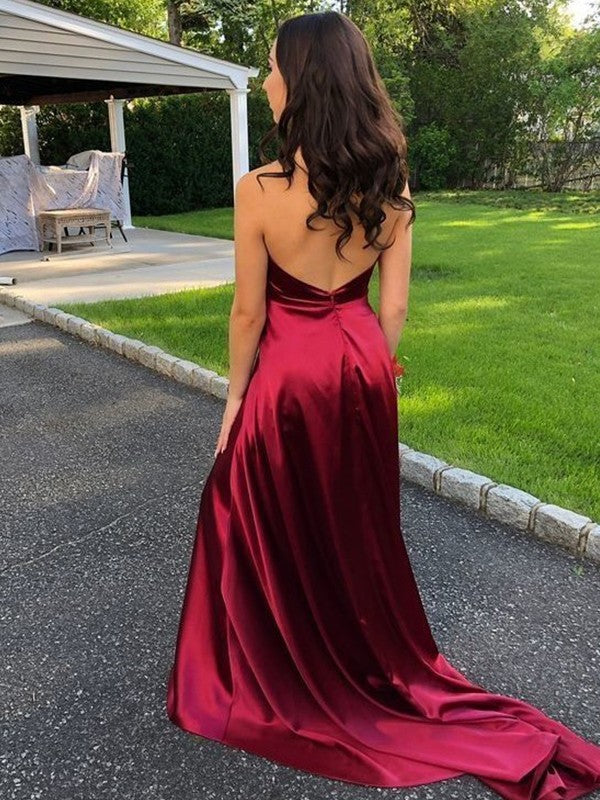 Sleeveless Amazing Halter Ruffles Prom Dress On Sale-ballbellauk