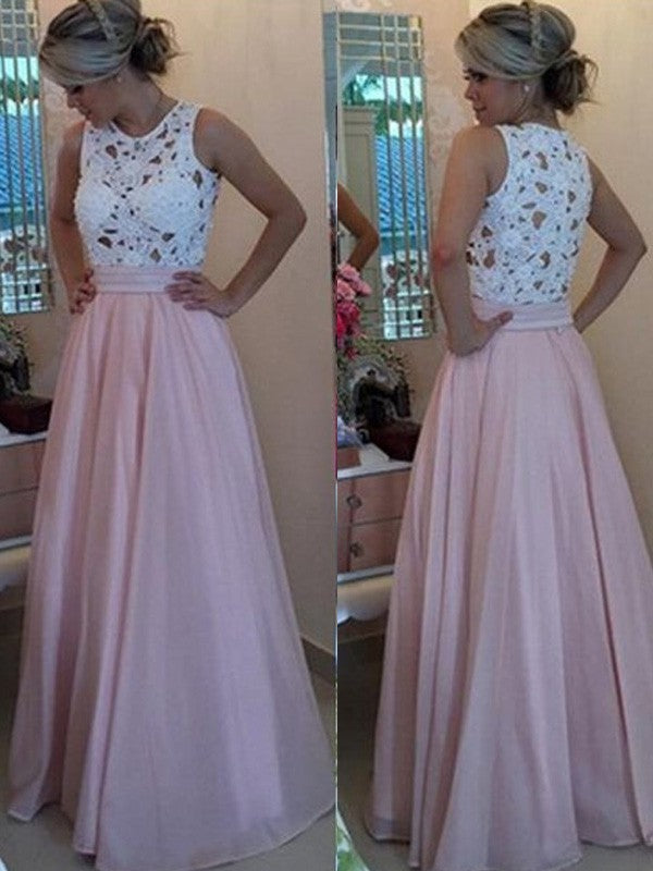 Sleeveless Amazing Scoop Long With Appliques Evening Dress-ballbellauk