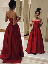 Sleeveless Amazing Strapless Ruffles Elegant Evening Dress-ballbellauk