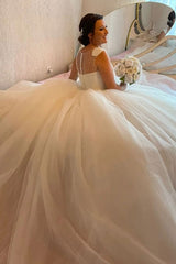 Charming Princess Long Long Sequined Sleeveless Bridal Gowns On Sale