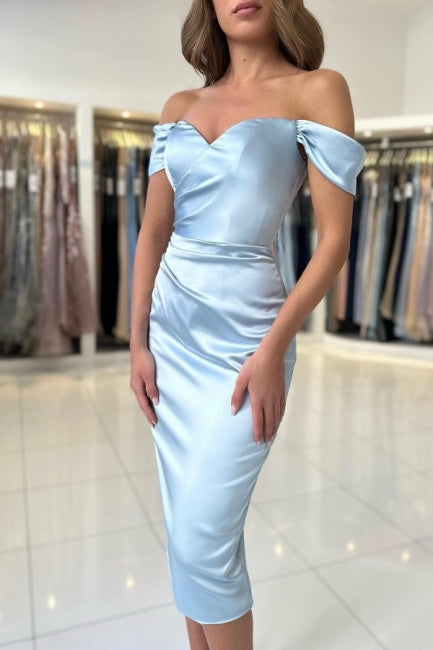 Charming V-Neck Cap Sleeves Column Prom Dress With Ruffles