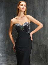 SheathSweetheart Sequin Sleeveless Spandex  Prom Dress