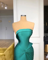 Modern Long Mermaid Evening Prom Dress On Sale Strapless