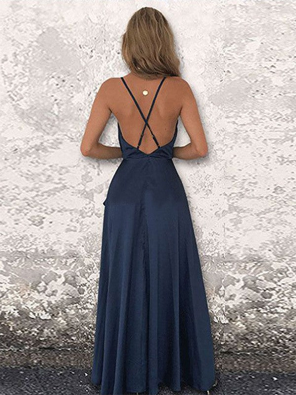 Gorgeous Long Ruched Sleeveless Prom Dress