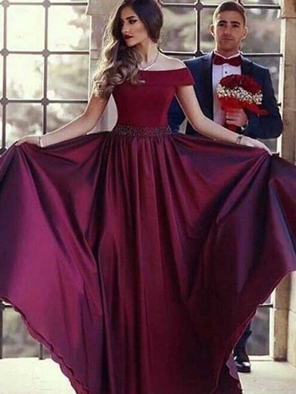 Gorgeous Short Sleeves  Prom Dress Long Online