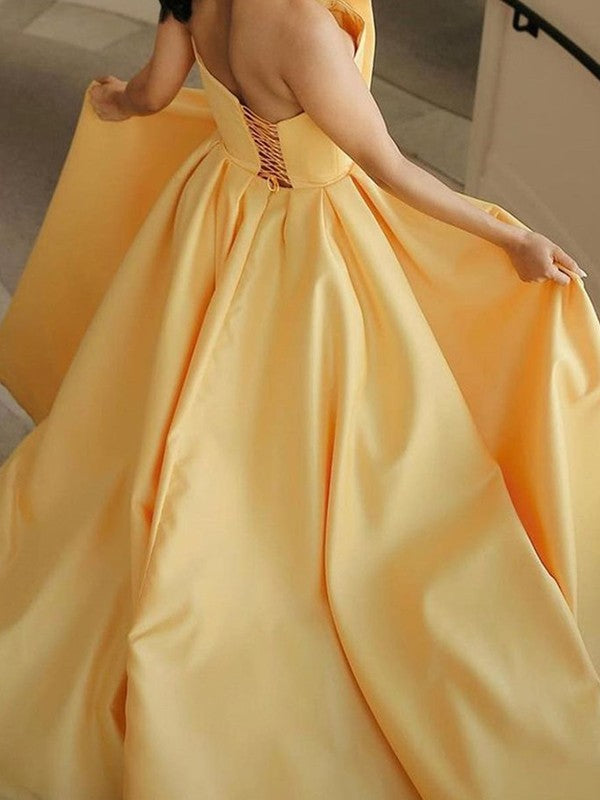 Glamorous Party Dress Ruffles Strapless Sleeveless  Prom Dress