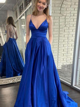 Glamorous Party Dress Ruffles V-neck Sleeveless  Prom Dress