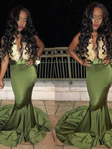 Beautiful Sleeveless Mermaid Scoop  Elegant Evening Dress